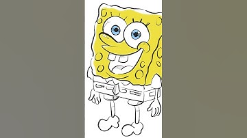How To Draw | SpongeBob 🧽 #iPadArt #Procreate