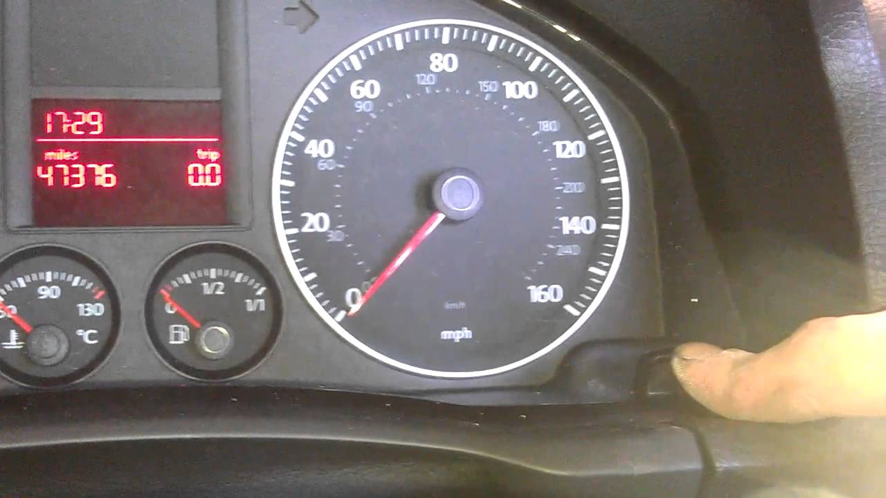 How to reset service light/indicator on a 2005 Volkswagen