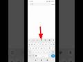 Keyboard setting Double space Full stop #shorts