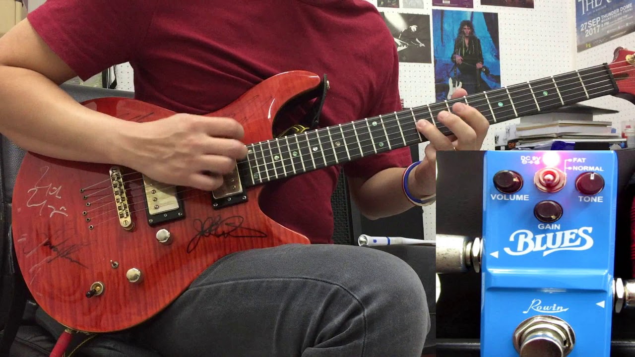 Rowin Nano Pedal Blues Overdrive Guitar Effect YouTube