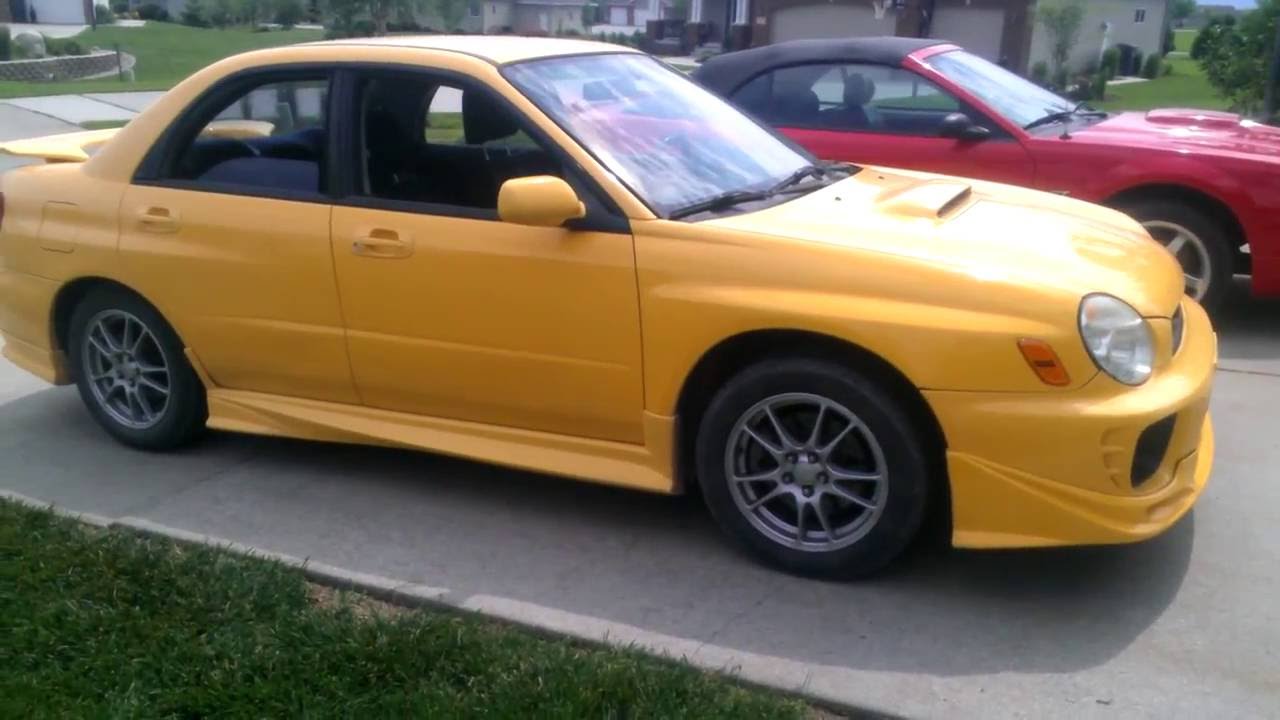 2003 Subaru Impreza WRX Rare Sonic Yellow YouTube