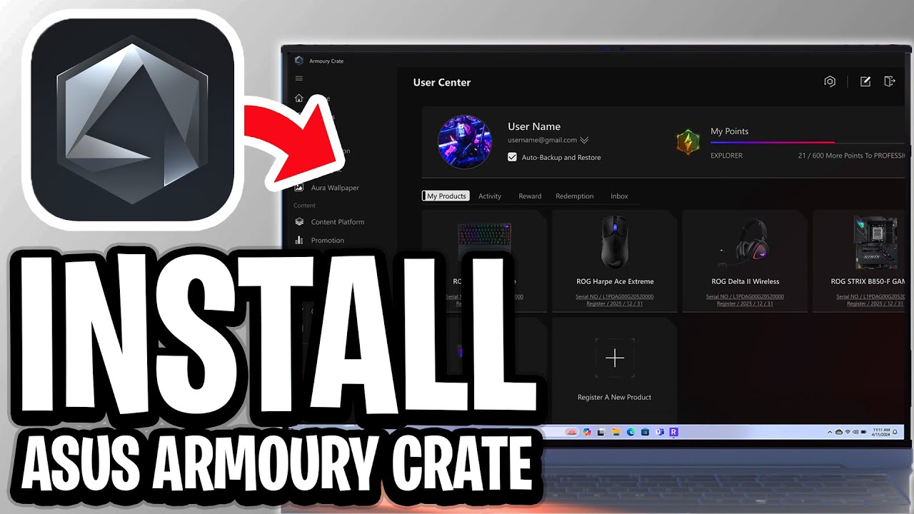 How To Download & Install Asus Armoury Crate - Step By Step - YouTube
