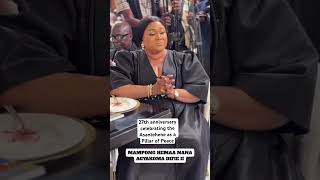 Beautiful Mampong Hemaa at the 27th anniversary gala of HRM Otumfuo Osei Tutu II