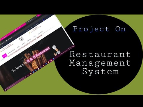 Online Restaurant Management System In Php Mysql Final Year