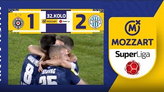 Mozzart Bet Super liga 2023\/24 - 32.Kolo: PARTIZAN – TSC 1:2 (1:1)