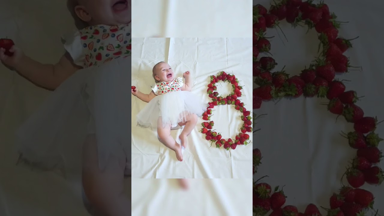 Домашняя фотосессия малыша по месяцам
