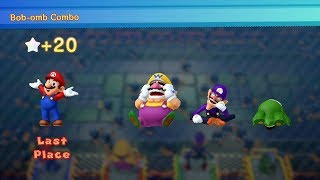 Mario Party 10 Mario Party #121 Mario vs Wario vs Waluigi vs Spike Airship Central Master Difficulty