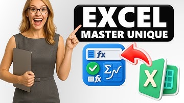 Hoe u de UNIEKE functie in EXCEL stap voor stap gebruikt