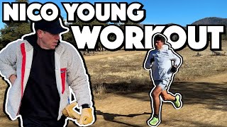 Nico Young's Workout Before COLLEGIATE 10K RECORD 26:52!