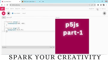 Mastering p5js: Part 1    #p5js #computerscience #javascript