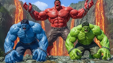 BLUE HULK vs HULK EPIC BATTLE! However, RED HULK Unexpected SAVE Changes Everything!