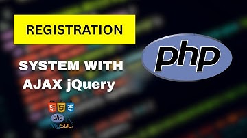 Registration System in Core PHP with jQuery AJAX | PHP MySQL Login Form Tutorial