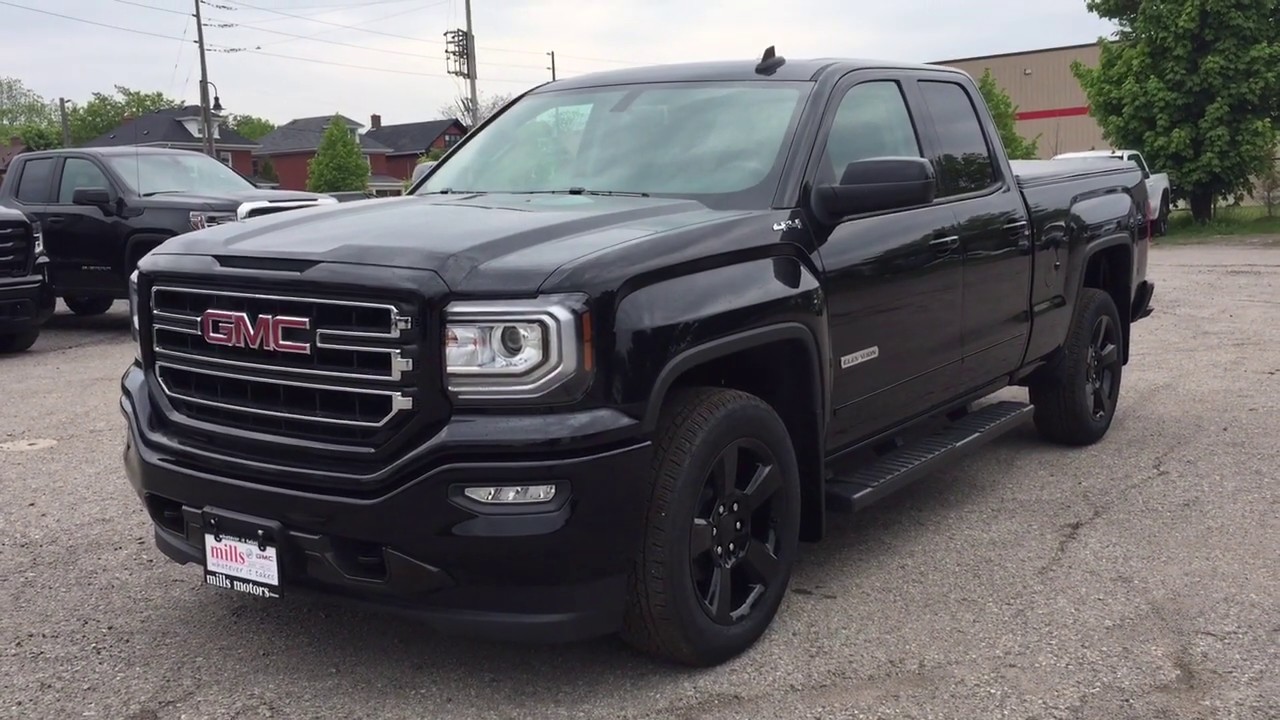 Onyx Black 2019 Gmc Sierra 1500 Limited 4wd Double Cab Review Oshawa Null Mills Motors Buick Gmc