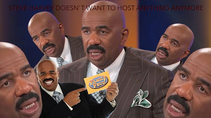 Steve Harvey Doesn't Want To Host Anything Anymore
