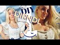 THRIFT FLIP #8 / Dirndl einfach selber nähen! DIRNDL UPCYCLING aus 80er Jahre Flohmarkt-Dirndl