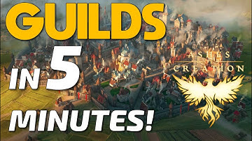 Ashes of Creation Guilds - Quick Look in 5 Minutes! (Pre-Alpha)