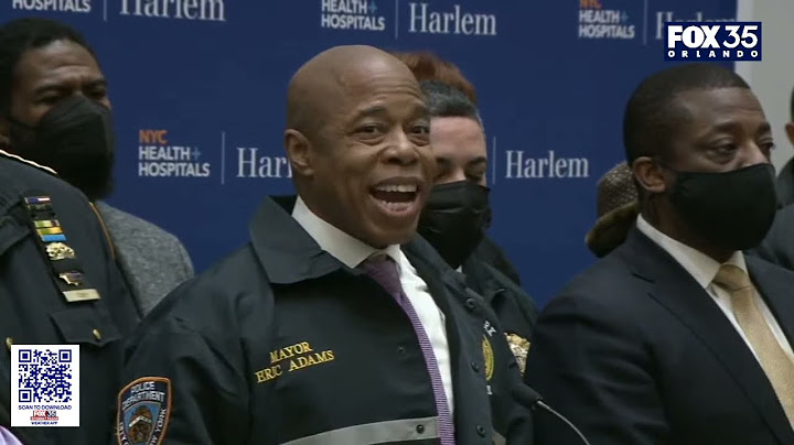 WATCH: Officials provide an update after 2 NYPD police officers were shot in Harlem