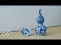 古染付徳利と盃 | Ko-sometsuke / Blue and White【4K】【作品の魅力解説シリーズ】