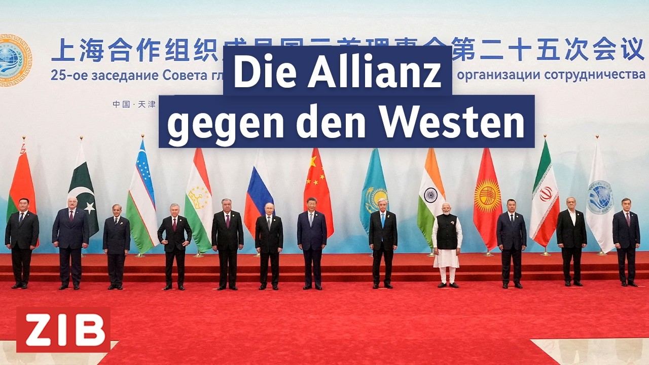 Putin, Erdoğan, Modi und Lukaschenko besuchen Xi Jinping in China | ZIB2 vom 31.08.2025