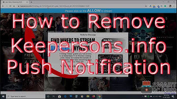 How to Remove Keepersons.info Pop-up Notifications (Chrome & Firefox)