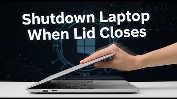 Auto SHUTDOWN Laptop When Lid Closes - Windows 10 & 11 Tutorial!