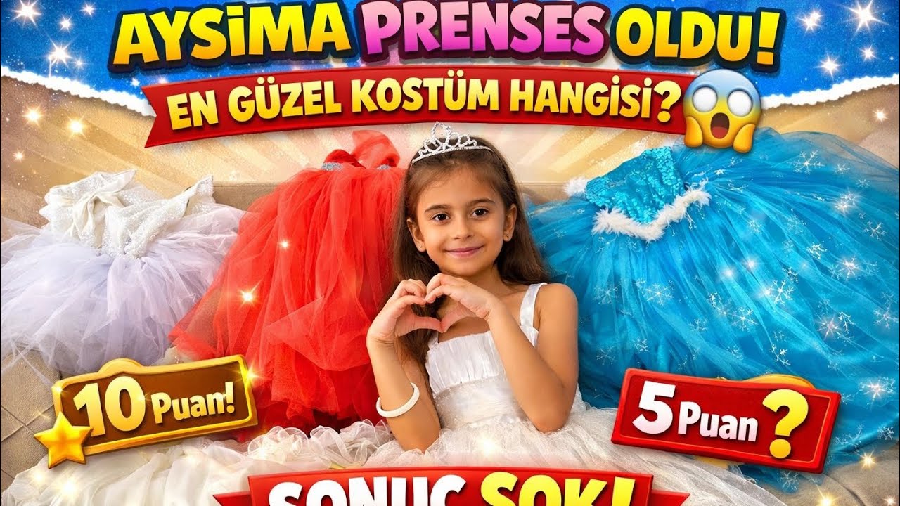 PRENSES OLDUMM!! 👑EN GÜZEL KOSTÜMÜ PUANLADIK! SONUÇ ŞOK😱 - YouTube