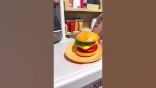 Preparing foods ni indai  using her kitchen toys na may pausok epik