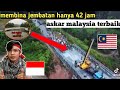 salut!! kat malaysia membina jembatan bekas banjir hanya 42 jam