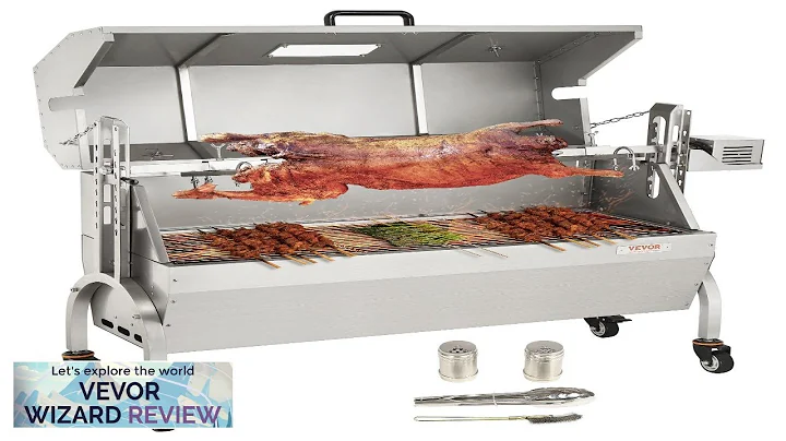 VEVOR Roaster Spit Rotisserie BBQ Grill Pig Lamb Chicken Roaster 50W 132LBS Review