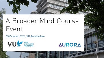 A Broader Mind Event at VU Amsterdam