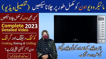 How to use microwave oven COMPLETE DETAILED VIDEO | Cooking, Baking & Grilling | Dawlance 297 GSS