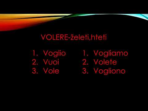 I verbi modali-Modalni glagoli u italijanskom jeziku-The modal verbs in Italian