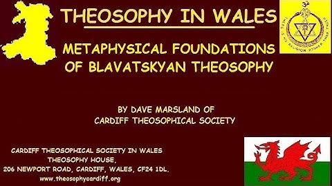 Metaphysical Foundations of Blavatskyan Theosophy by Dave Marsland