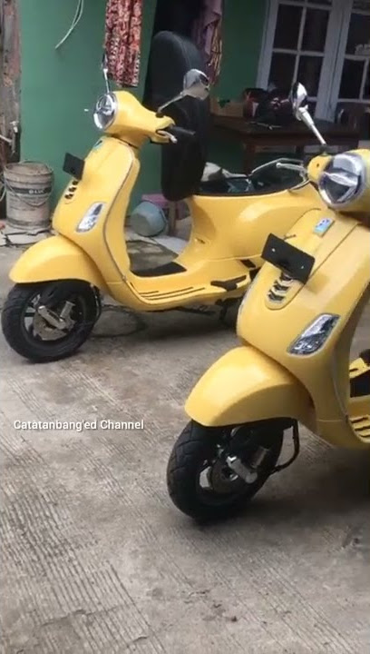 Vespa Sprint 150 Yellow Keren banget bikin Cewek Melongo
