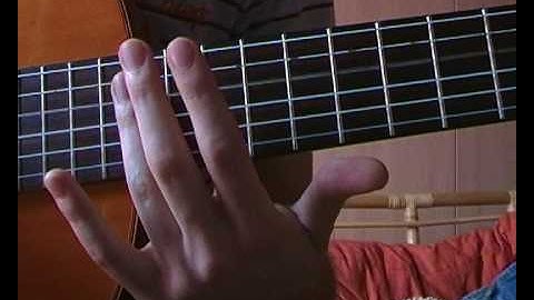 How to play the Japanese school bell tune on the guitar