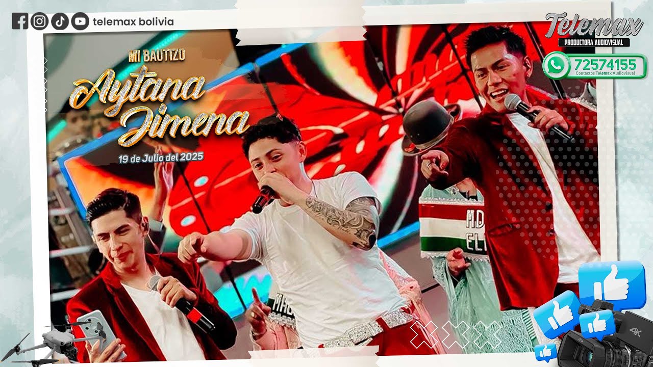 Sangre Cumbiera en vivo - Bautizo de Aytana Jimena - Telemax Productora Audiovisual