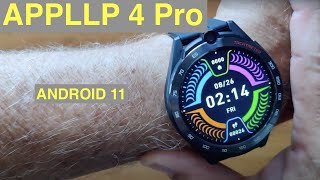 Lokmat Appllp 4 Pro Android 11 6Gb128Gb 4G Spo2 Sleep Monitoring Smartwatch Unboxing 1St Look