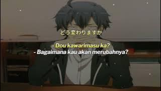 Hikigaya   Oregairu Kata Anime