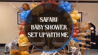 Safari Baby Shower (Set up with Me!!)