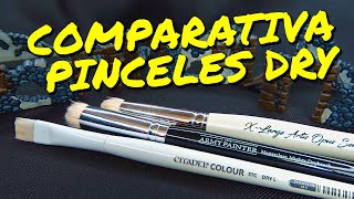 🇬🇧 Test Material : Dry Brush ( Army Painter vs Artis Opus vs Make-up ) 