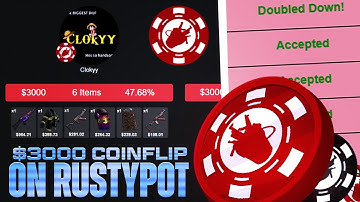 I DID A $3000 COINFLIP ON RUSTYPOT