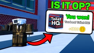 *NEW* Brown Suit Cameraman REVIEW Is It OP? (Toilet Tower Defense)