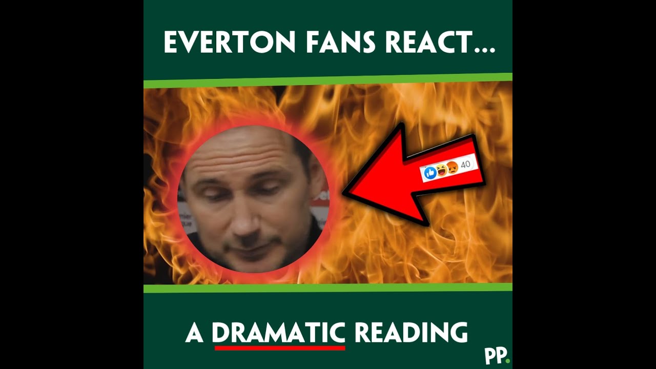 Everton Boo FAN DENIAL | The BOO BOYS are back at Everton and Frank Lampard knows ...
