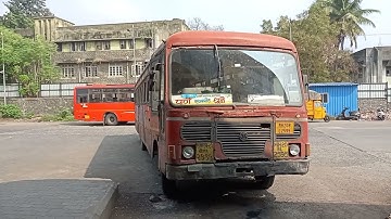 BL 2595 Pune Dhule Old Bus #msrtc #bus #travel #vehicles #transport #lalpari #khandesh #pune #dhule 
