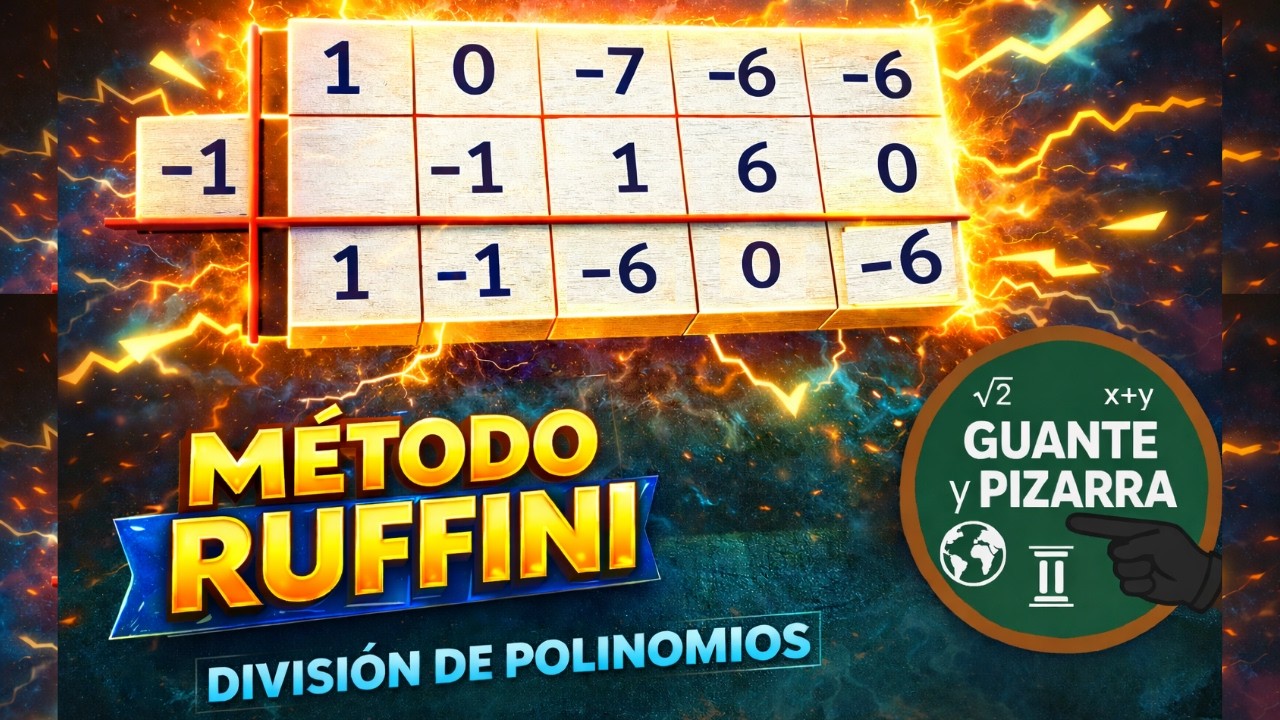 Método Ruffini Fácil | Dividir Polinomios Paso a Paso (Ejercicios Resueltos)