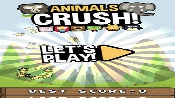 Animals Crush! Match 3 kids game