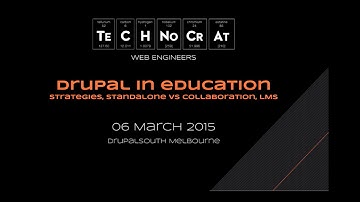 Using Drupal in education by Vladimir Roudakov, Josh Martin, Michelle Stevens