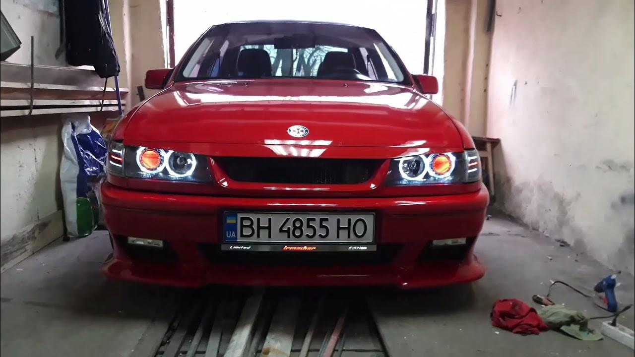 тюнинг опель вектра А фары повороты - YouTube
