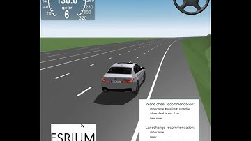 ESRIUM: Simulation implementation and verification of the #automateddriving function