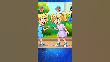 Can you guess who the real daughter is? #shorts #riddles